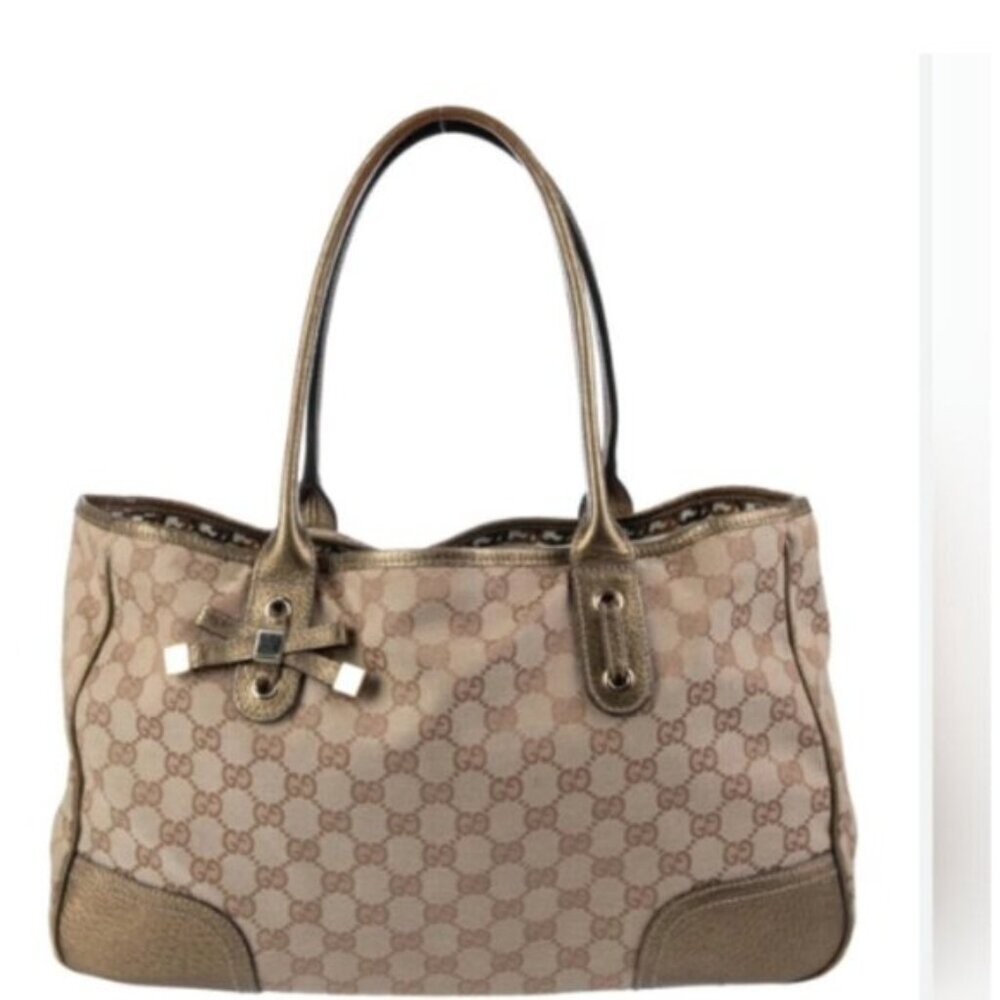 Gucci Beige and Brown Tote Bag 💯Authentic and in new condition!Inside is mint.